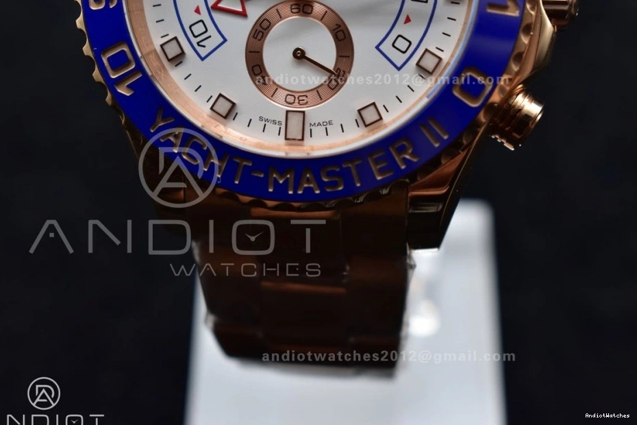 1:1 Blue on Bracelet Ceramic GMF TopPick Edition II 1223 Best RG RG 116685 YachtMaster A 1103